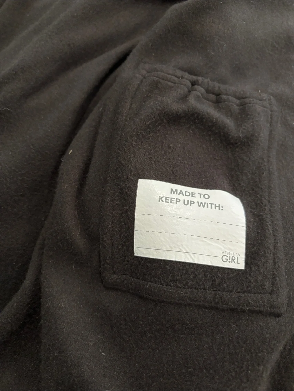 Athleta Girl Snow Day Down Jacket size 8-10 black